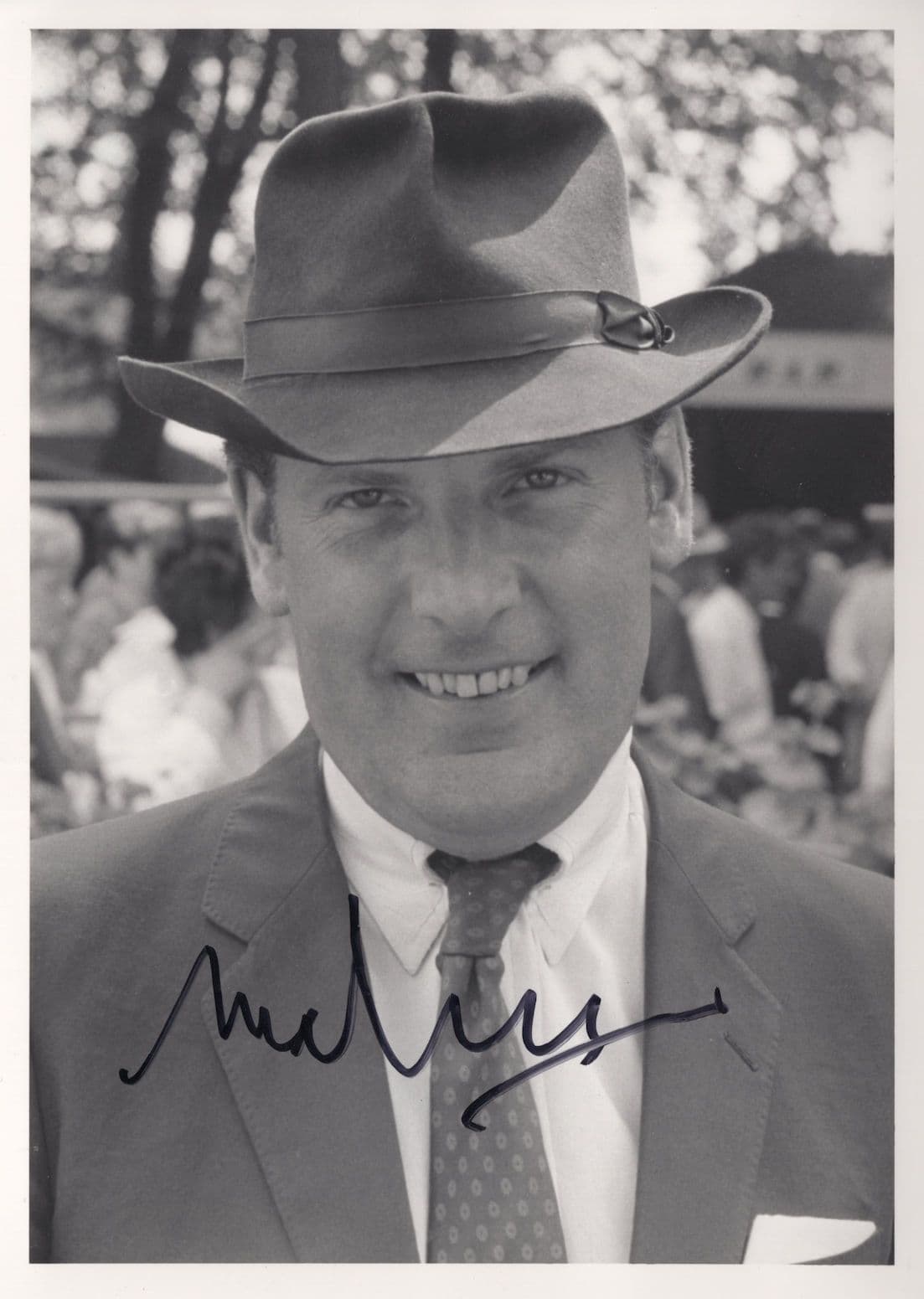 Mark Prescott Newmarket Horse Race Racing Trainer Hand Signed Photo