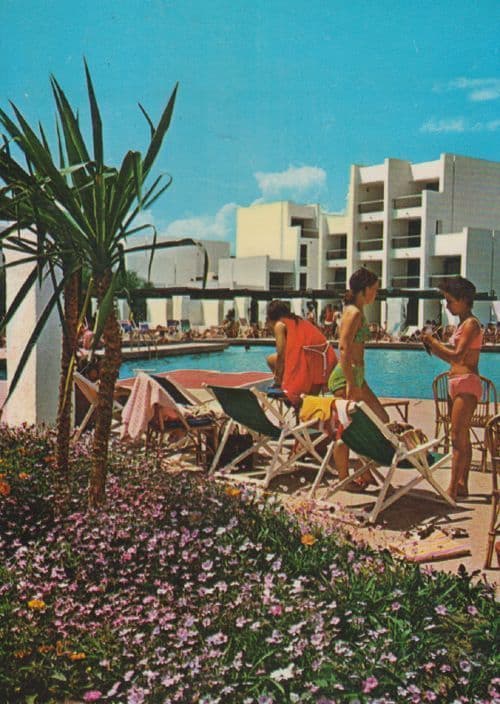 Maroc Holiday Club Swimming Pool Deck Chairs Postcard