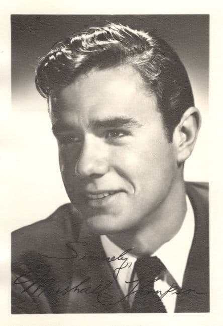 Marshall Thompson Vintage Printed Signed Photo