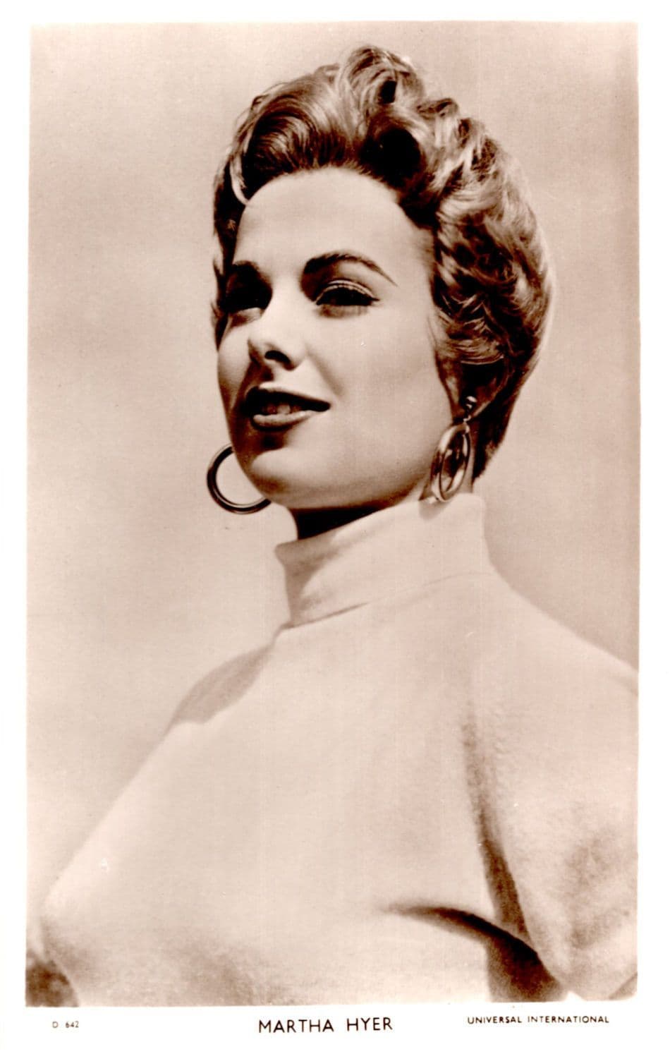 Martha Hyer Picturegoer Rare Original Real Photo Actress Postcard