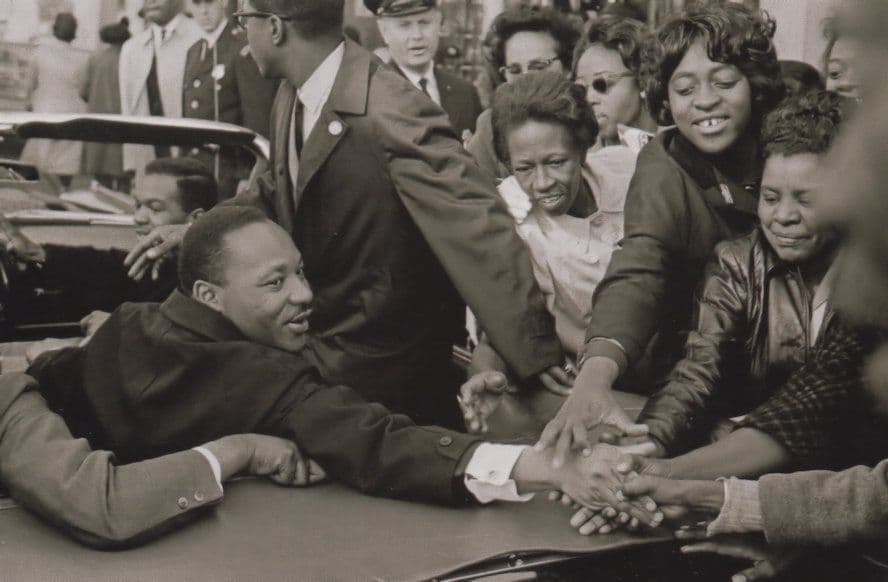 Martin Luthor King Baltimore Nobel Peace Prize Award Photo Postcard