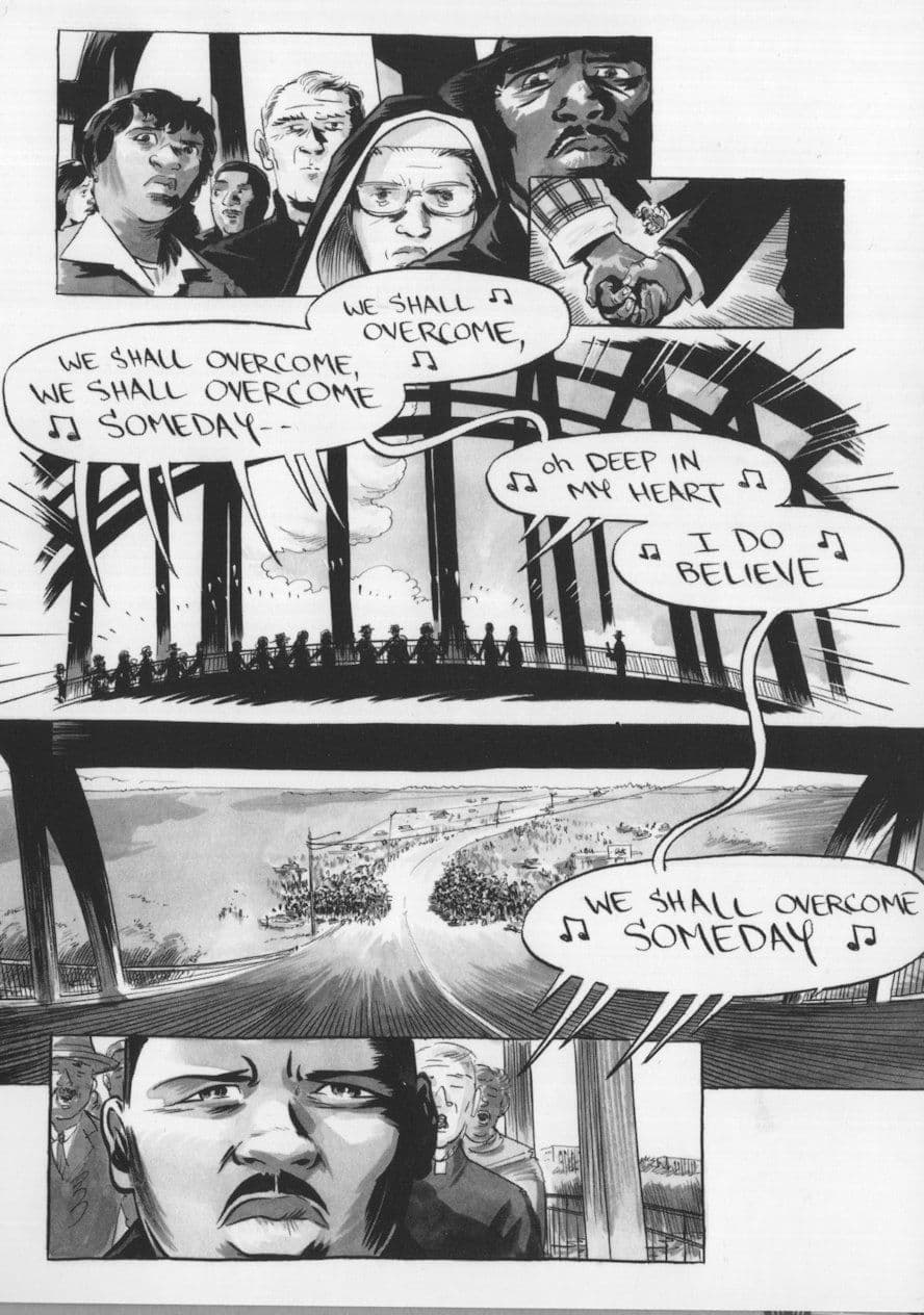 Martin Luthor King Turnaround Tuesday Black Rights March Postcard