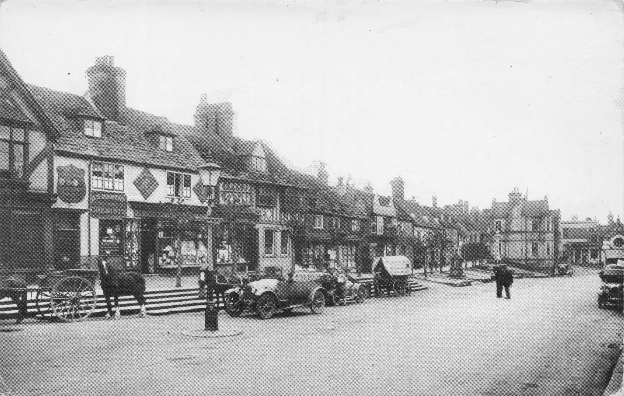 Martins Chemists & Bank East Grinstead High Street Sussex Postcard
