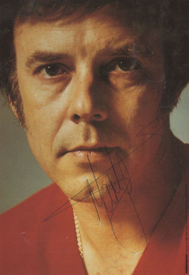 Marty Wilde Hand Signed Photo Postcard