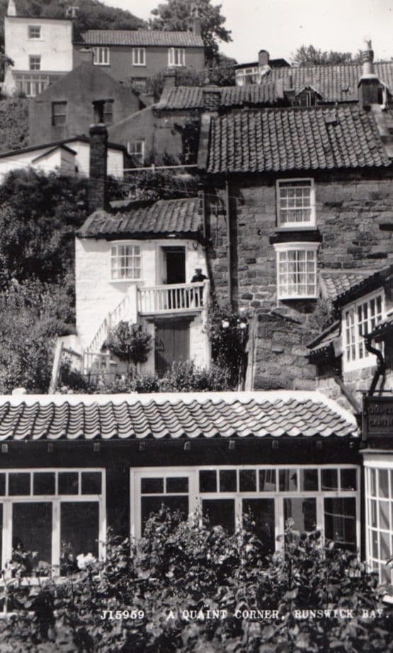 Masham Market Square Pub Umbrellas Postcard