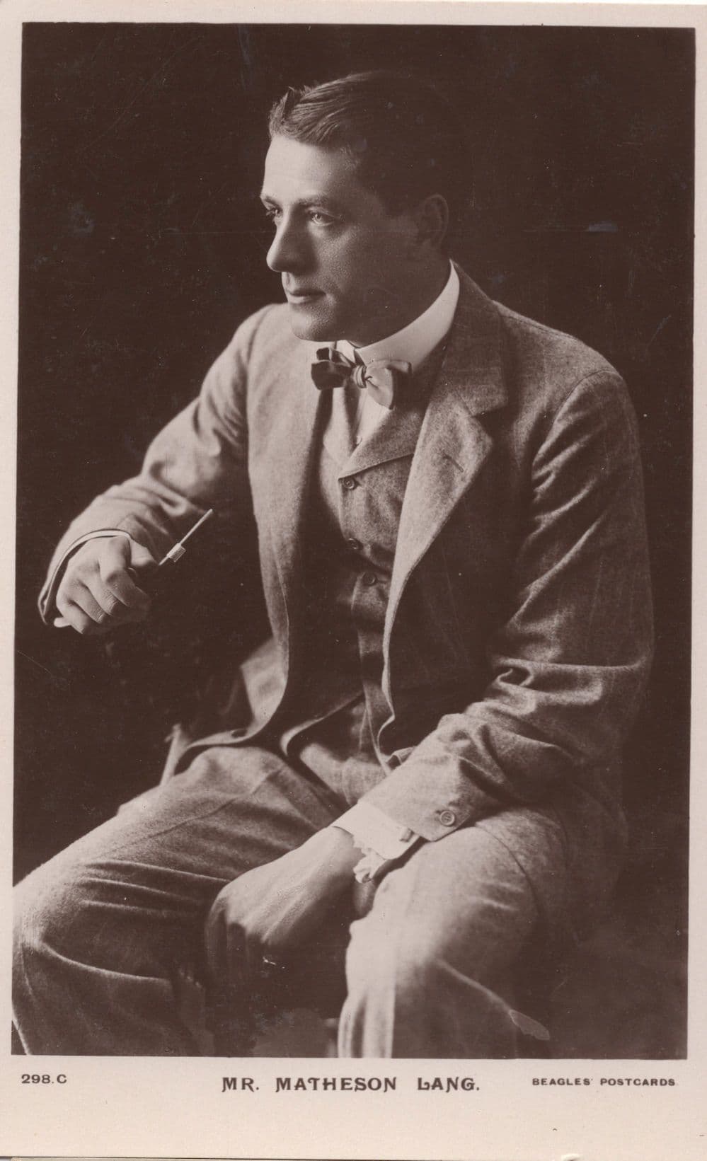 Matheson Lang Real Photo Vintage Postcard