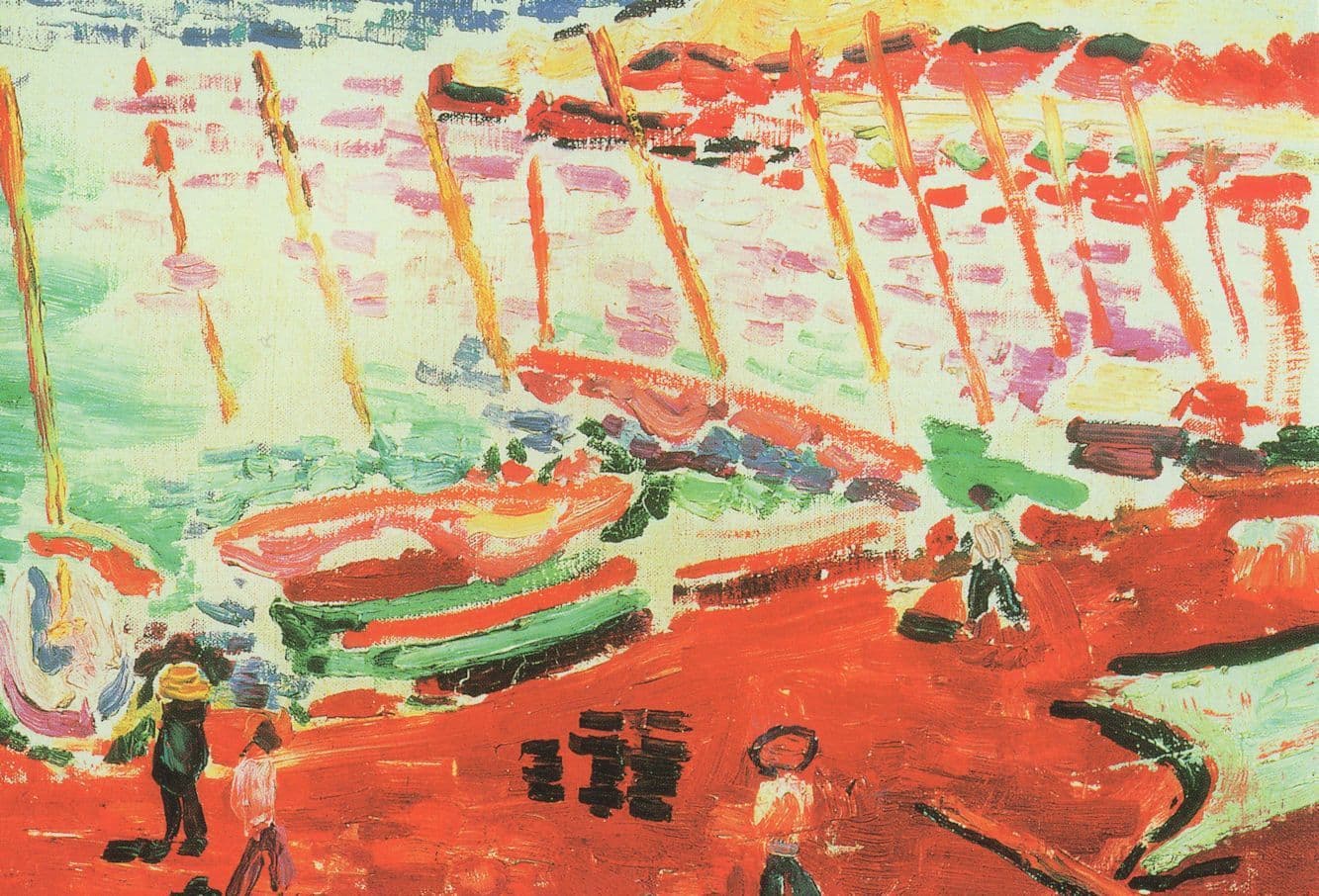 Matisse The Red Beach Painting London Gallery Postcard