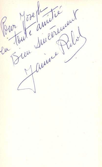 Maurice French Opera Singer Needs Identification Hand Signed Photo
