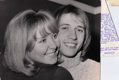 Maurice Gibb The Bee Gees Loses Beard Lulu 1970 Large Press Photo