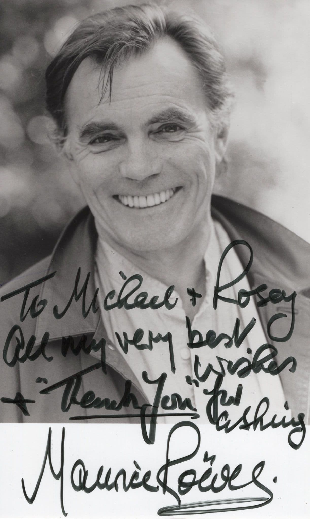 Maurice Roeves Ulysses Dr Who Who Dares Wins Hand Signed Photo