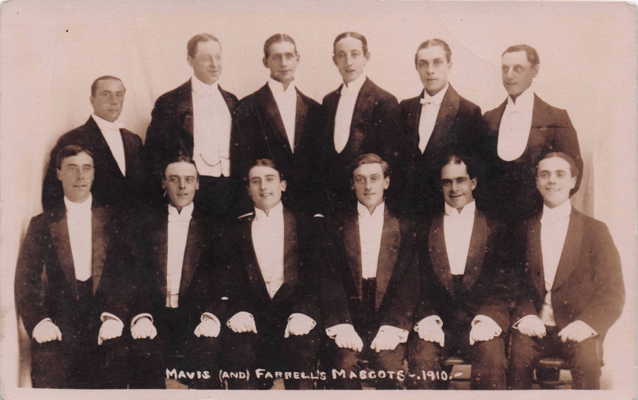Mavis & Marrell's Mascots Margate Old Entertainers 1910 RPC Postcard