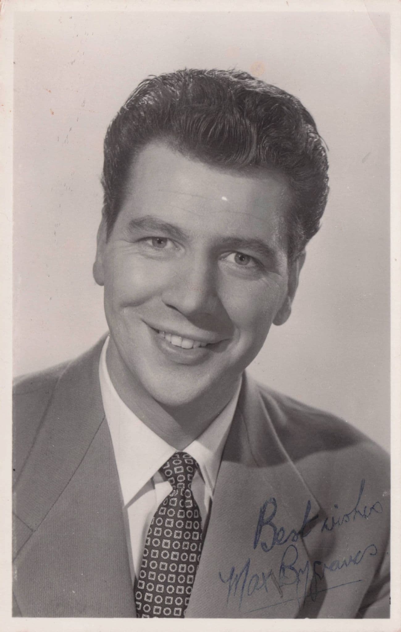 Max Bygraves in Charley Moon Film Vintage Hand Signed Photo