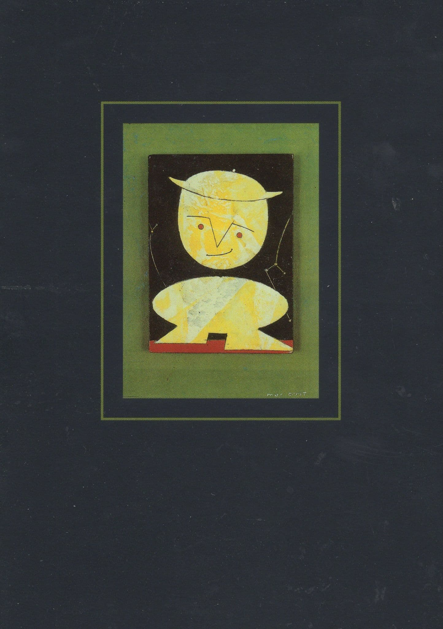 Max Ernst Portrait Of A Cardinal Painting Postcard