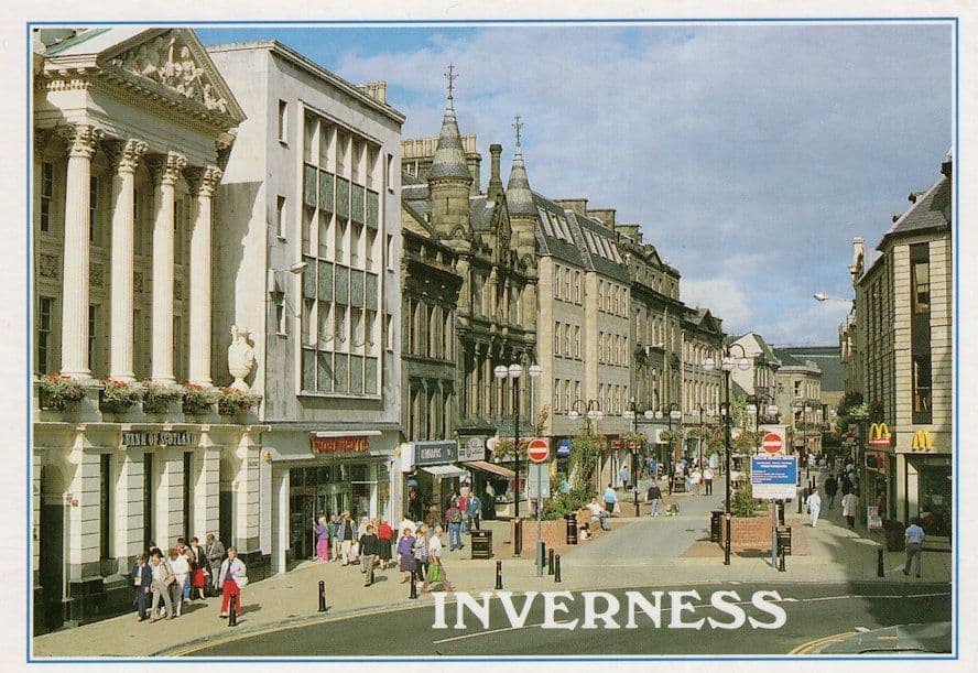 McDonalds MacDonalds Big Mac Burger Restaurant Inverness Scottish Postcard