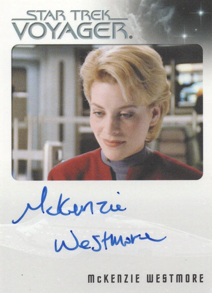 McKenzie Westmore Star Trek Voyager Hand Signed Autograph Card