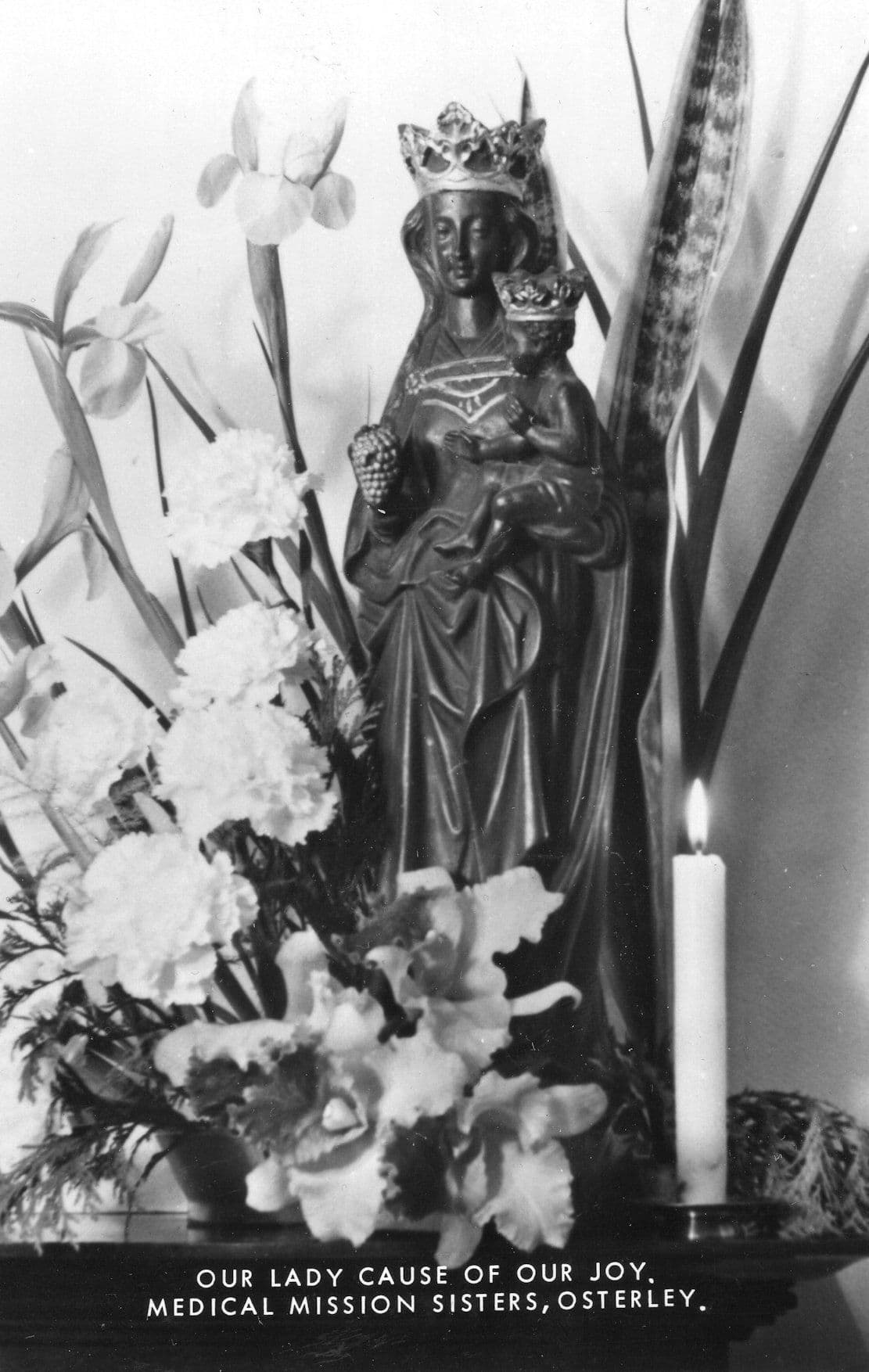 Medical Mission Sisters Osterley Virgin Mary Middlesex Real Photo Postcard