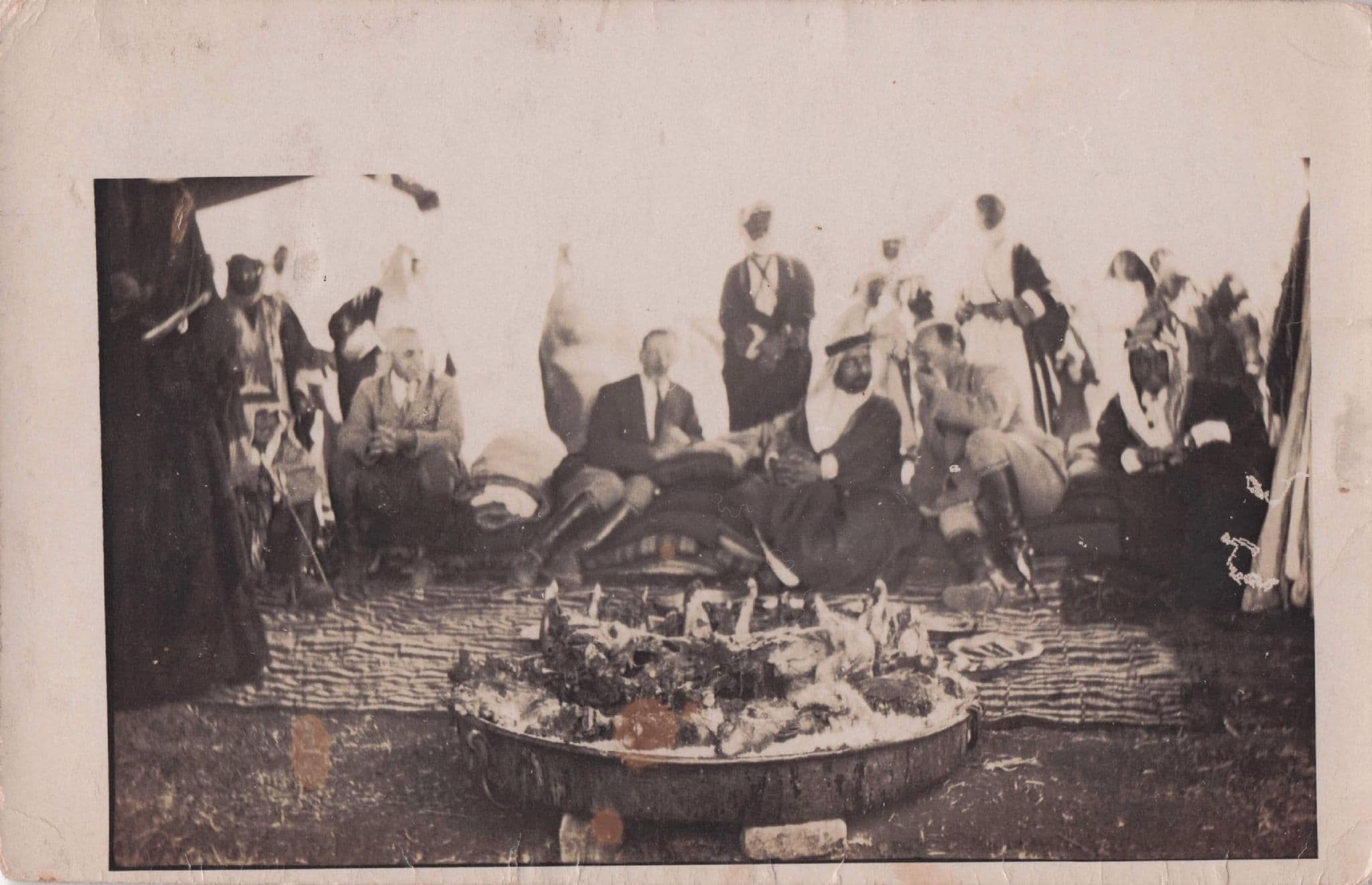 Meeting at King Abdullah Centre Jordan Israel RPC Old Postcard