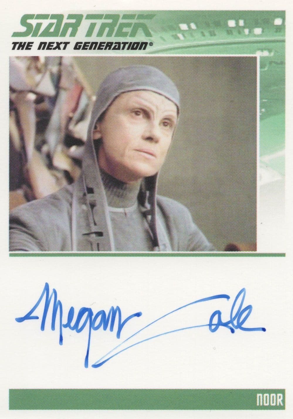 Megan Cole Star Trek Hand Signed Autograph Photo Card