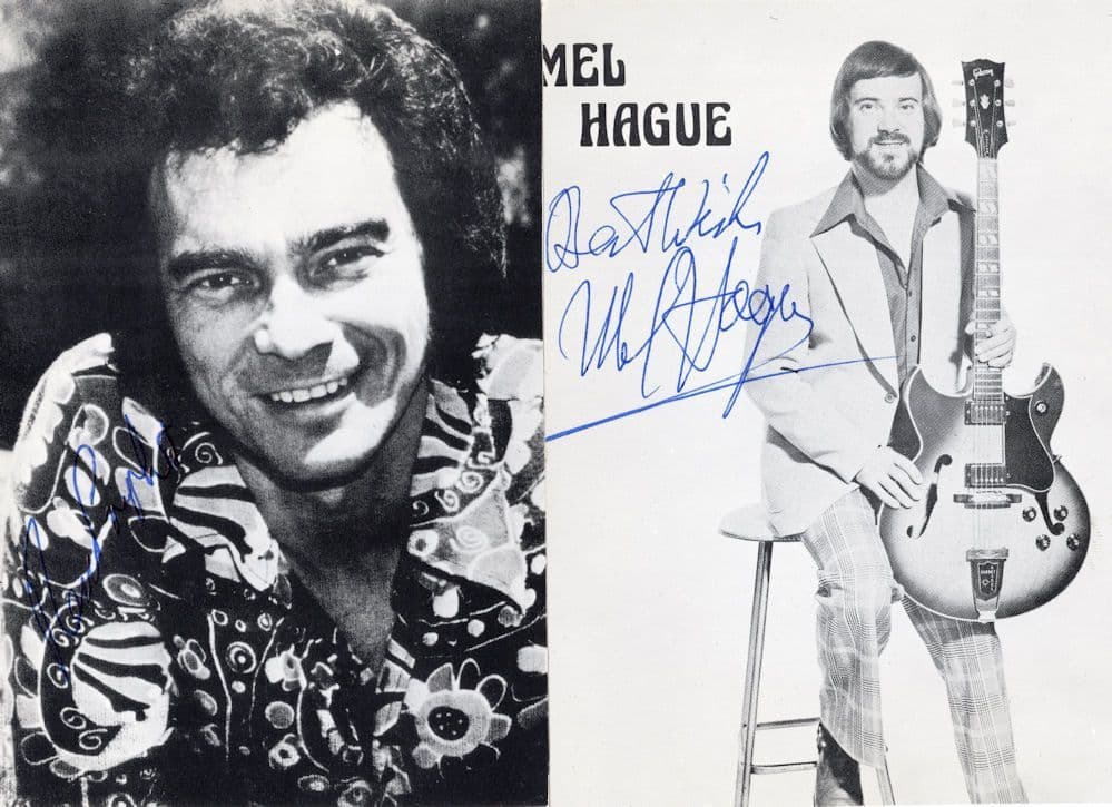 Mel Hague Country & Western 2x Cropped Hand Signed Photo s