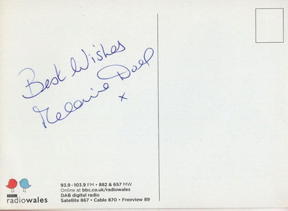 Melanie Doel BBC Radio Wales Welsh Hand Signed Photo