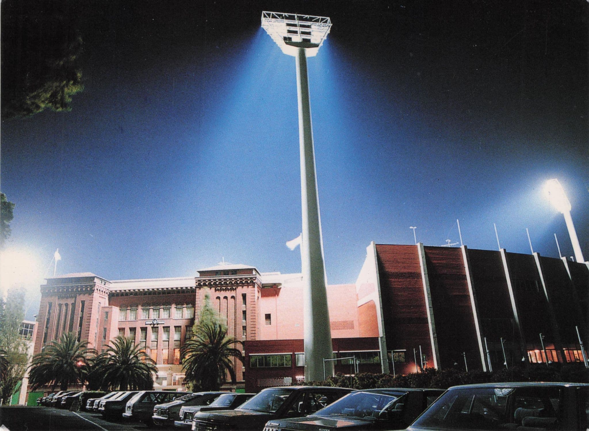 Melbourne Cricket Ground Illuminations Photo Art Australian Postcard