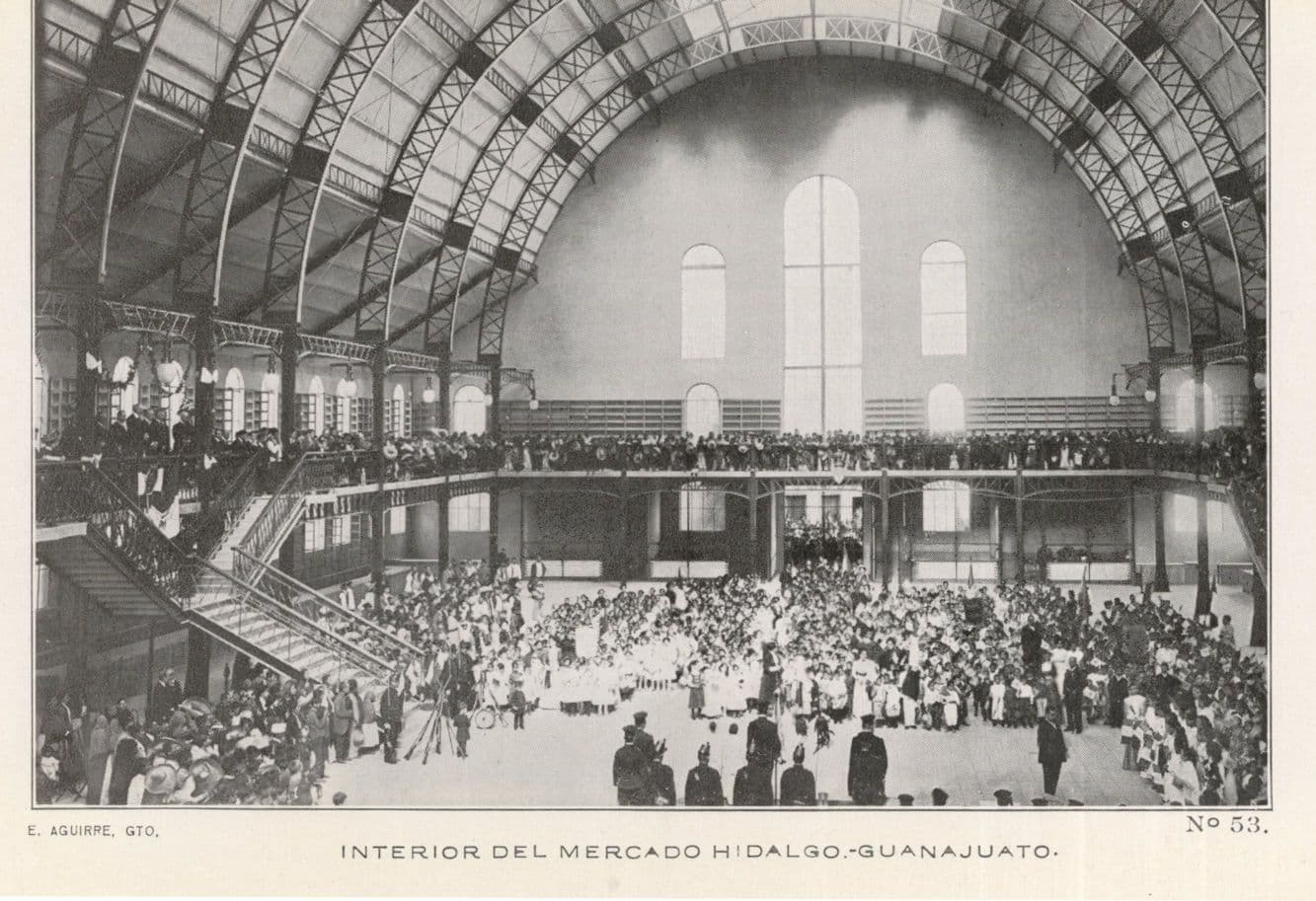 Mercado Hidalgo Guanajuato Chile Antique Interior Postcard