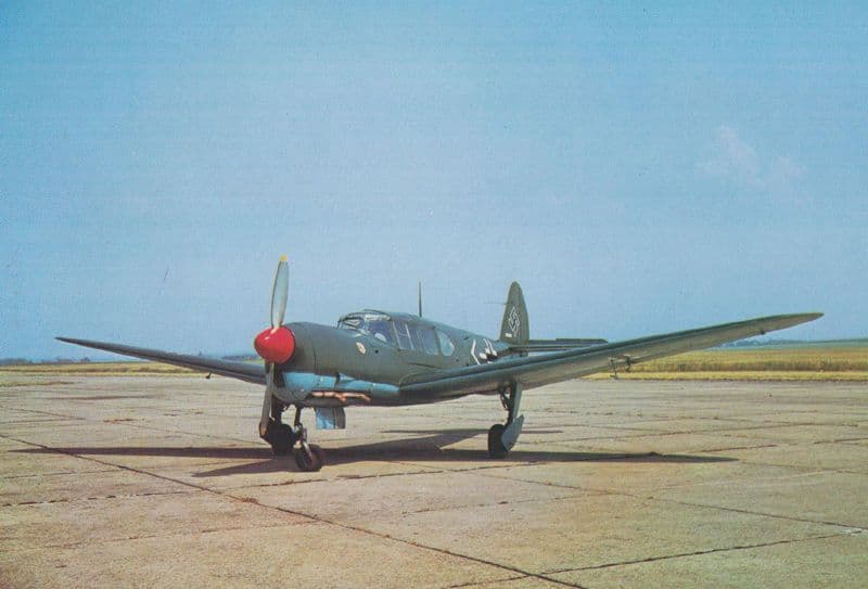 Messerschmitt BF 108 German WW2 Plane Duxfield Airfield Imperial Museum Postcard
