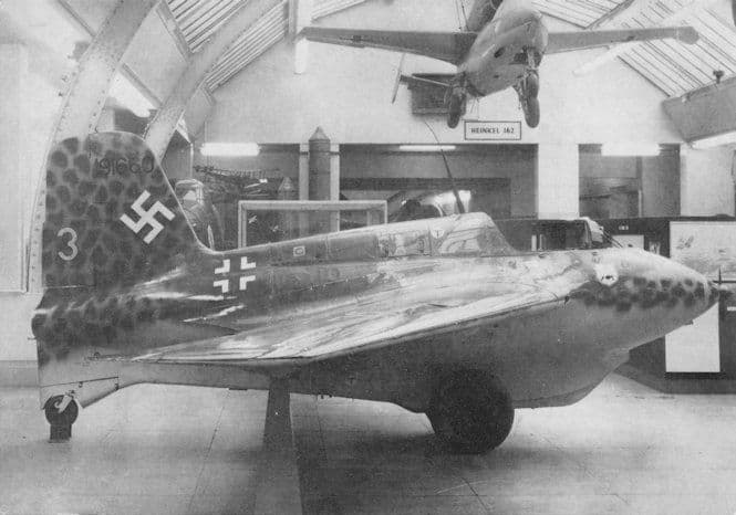 Messerschmitt ME 1638 Komet German Military Plane Photo Postcard