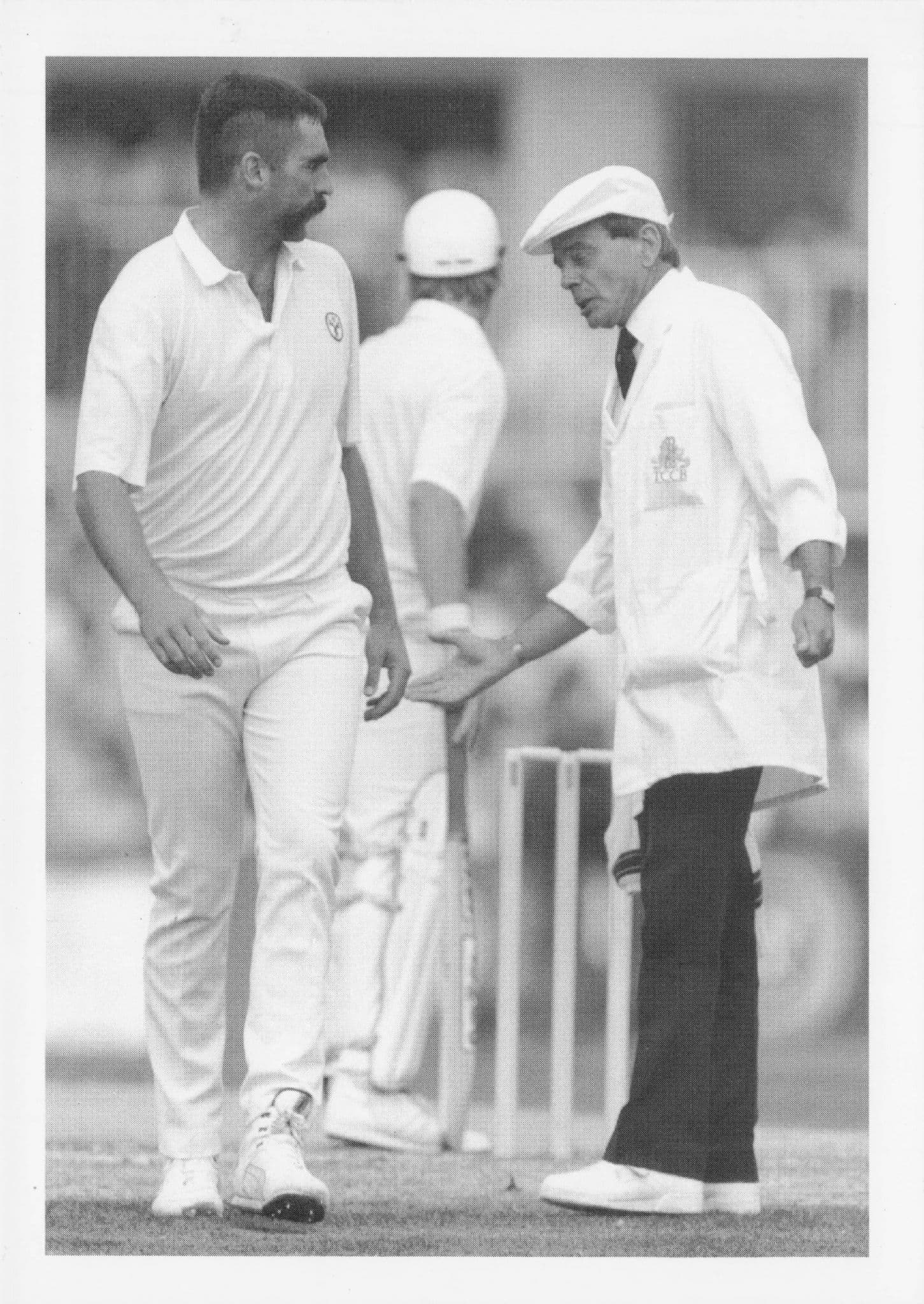 MG Merv Hughes Australia Cricket Legend Rare Photo Postcard