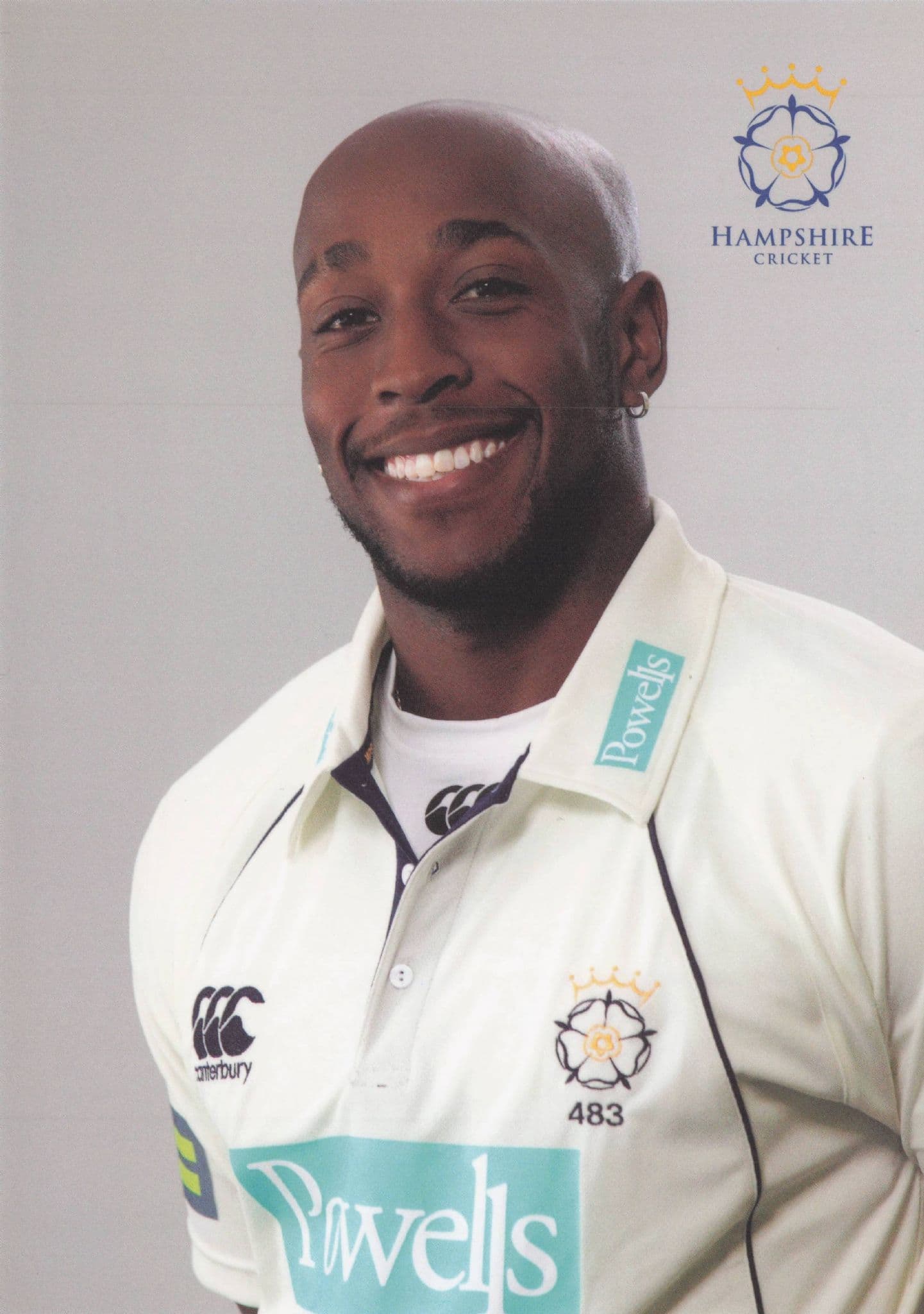 Michael Carberry Hampshire Cricket Team Player Rose Bowl 2008 Postcard