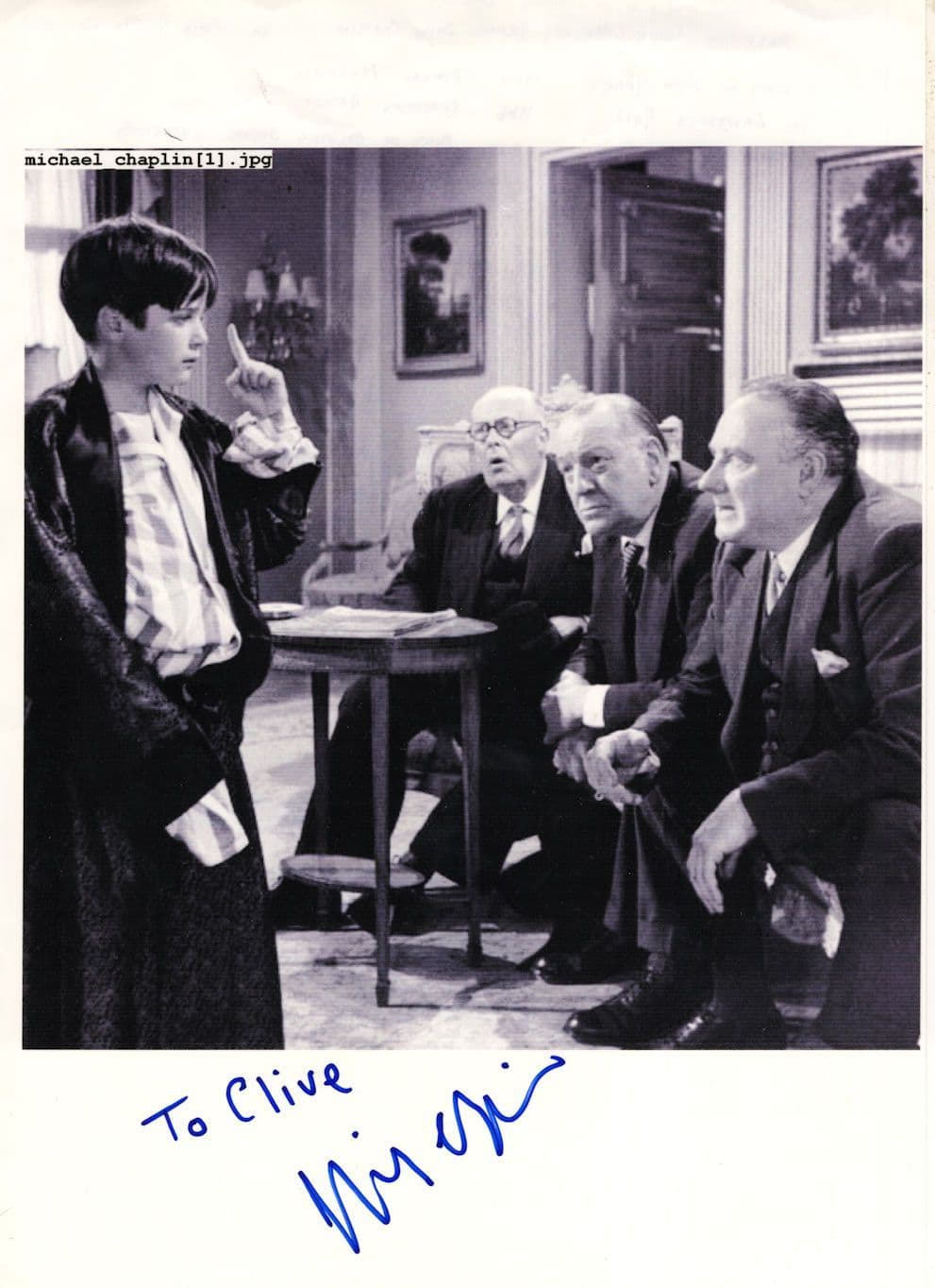 Michael Chaplin Son of Charlie Limelight 10x8 Hand Signed Picture