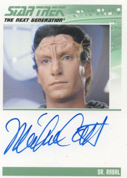 Michael Corbett as Dr Rabal Star Trek Hand Signed Autograph Photo Card