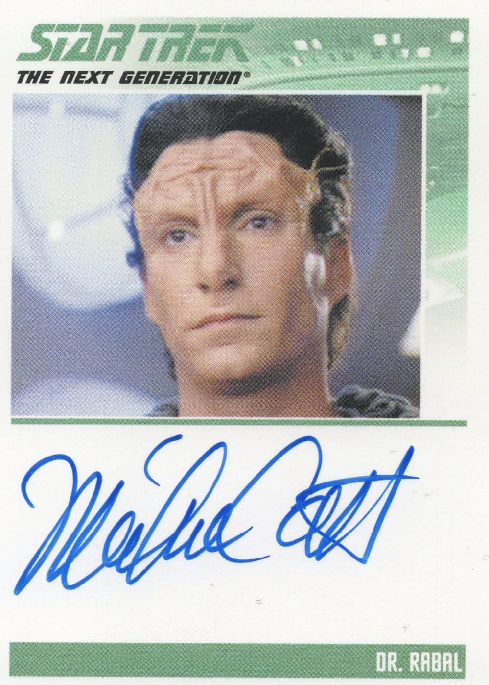 Michael Corbett as Dr Rabal Star Trek Hand Signed Autograph Photo Card
