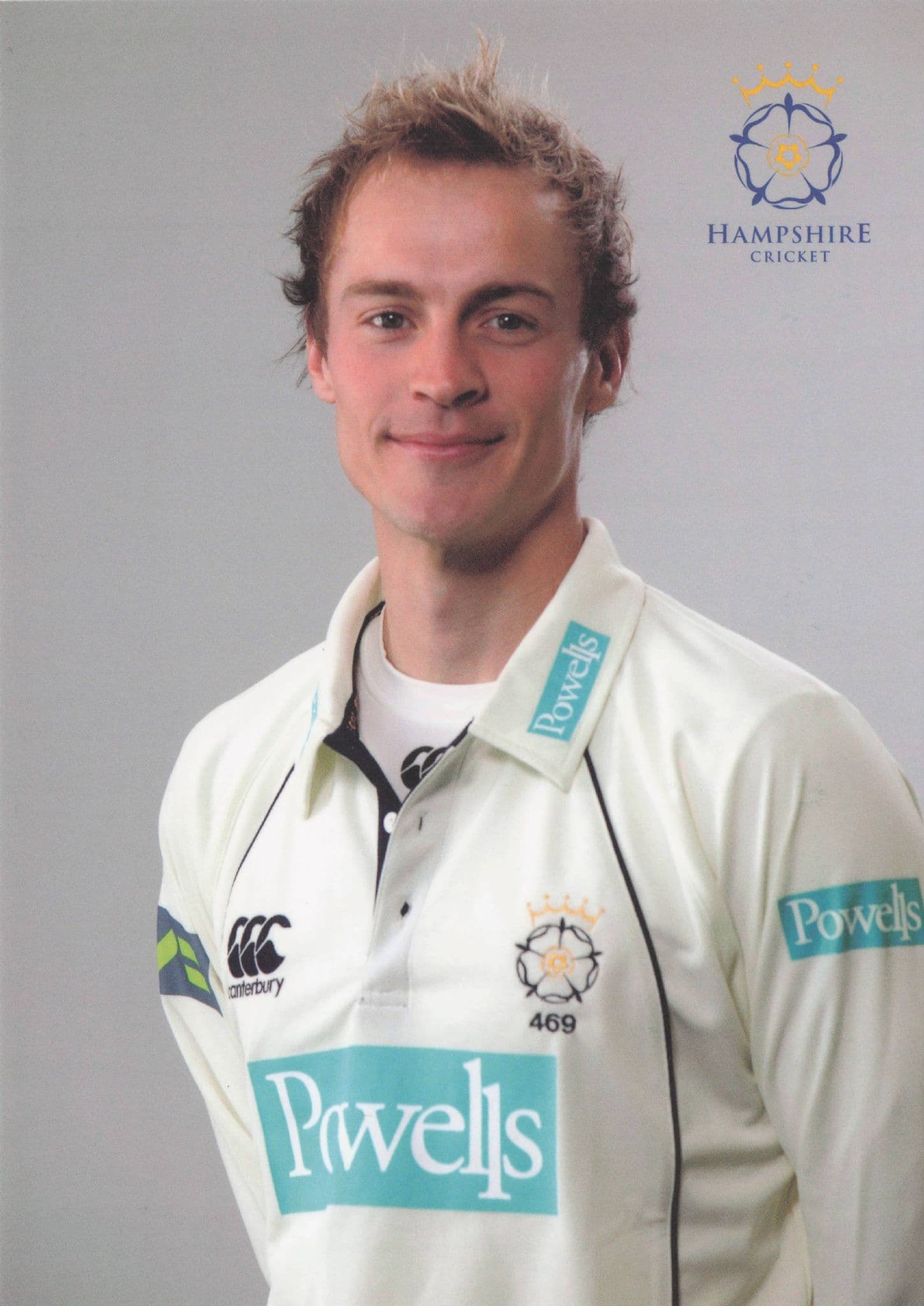 Michael James Brown Hampshire Cricket Team Player Rose Bowl 2008 Postcard