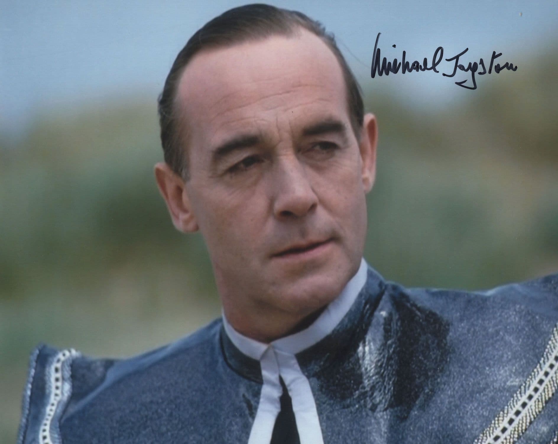 Michael Jayston Valeyard Dr Who Large 10x8 Hand Signed Photo