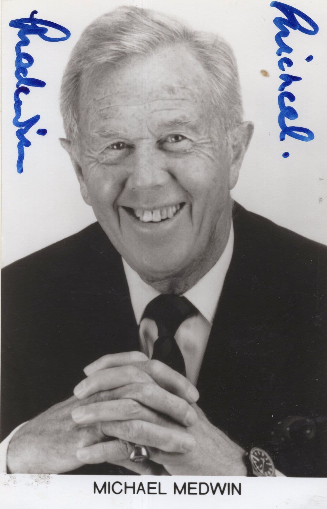 Michael Medwin James Bond Hand Signed Photo