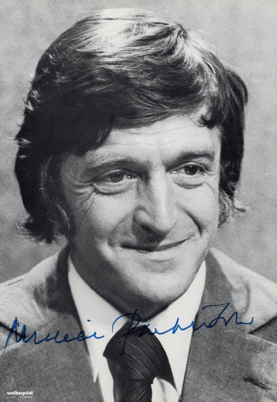 Michael Parkinson BBC TV Vintage Large Hand Signed Photo Please Read