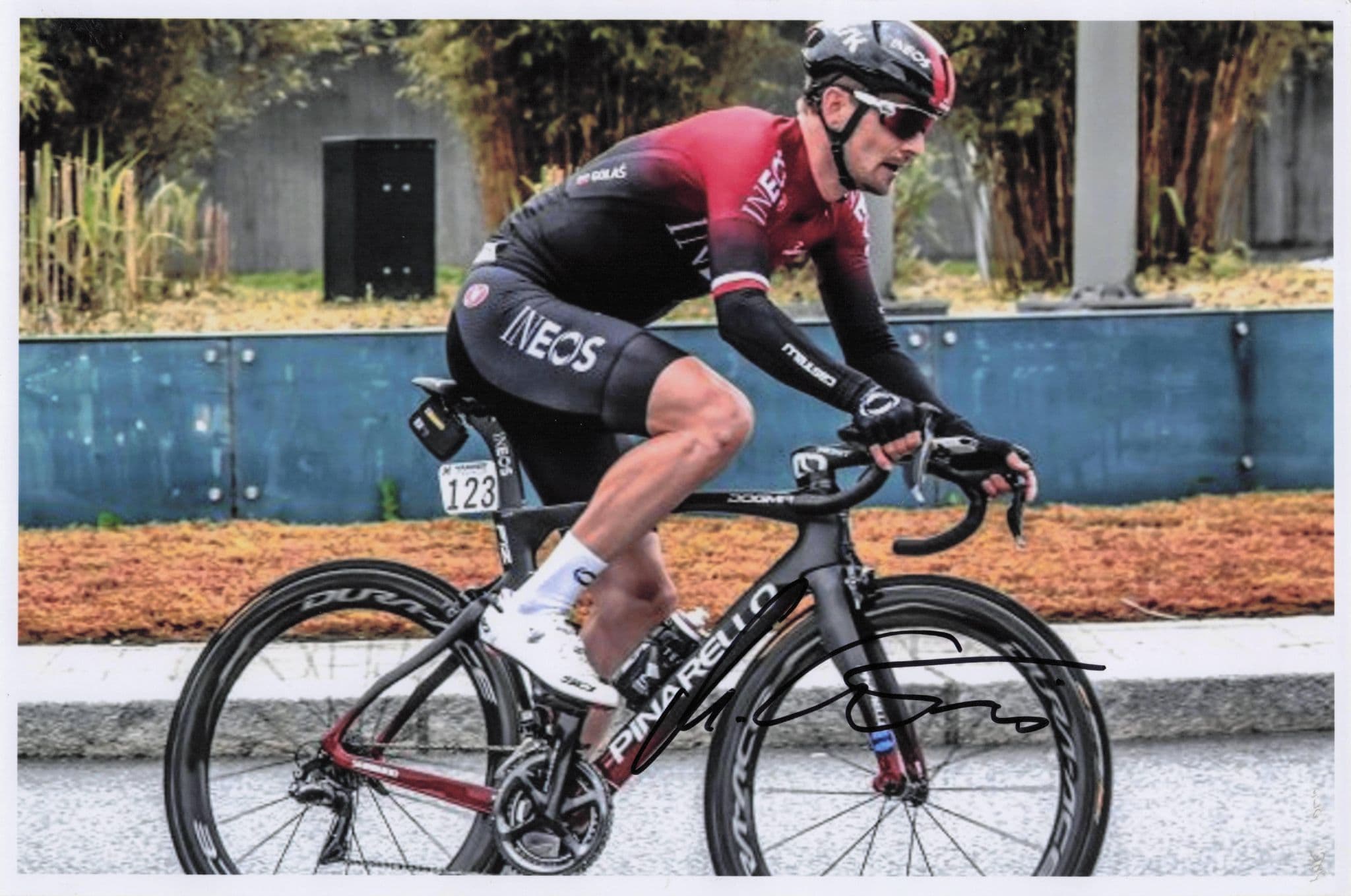 Michal Golas Poland Cyclist Polish Cycling 12x8 Hand Signed Photo
