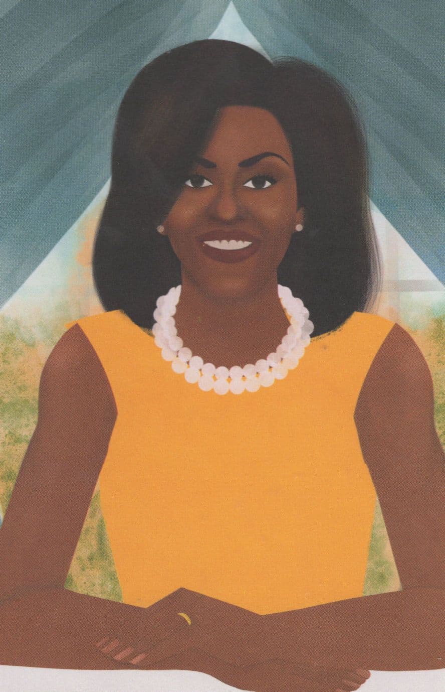 Michelle Obama American President First Lady Quotation Postcard