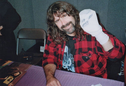 Mick Foley Wrestling WWE 10x8 Ultimate Hand Signed Photo & COA Photo