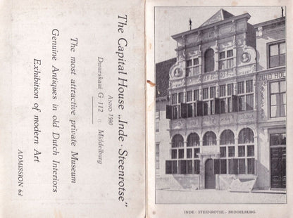 Middelburg Art Antiques Museum Holland Old Map Ephemera