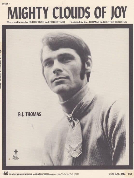 Mighty Clouds Of Joy BJ Thomas 1970s Sheet Music