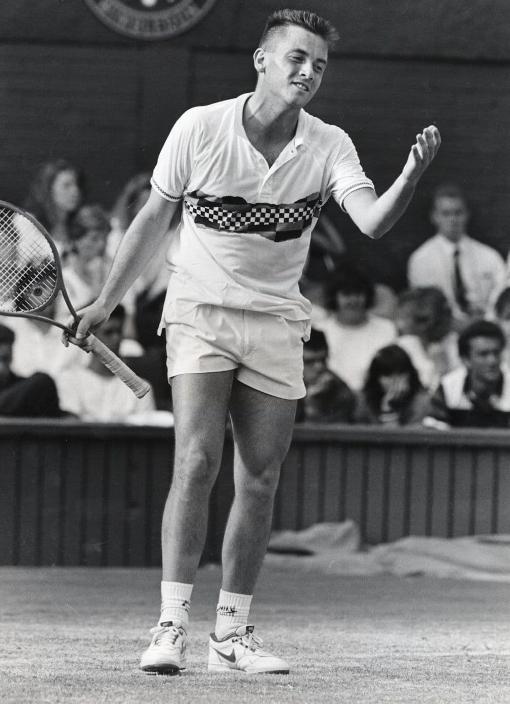 Mikael Pernfors of Sweden Tennis 1987 Wimbledon Large Press Photo