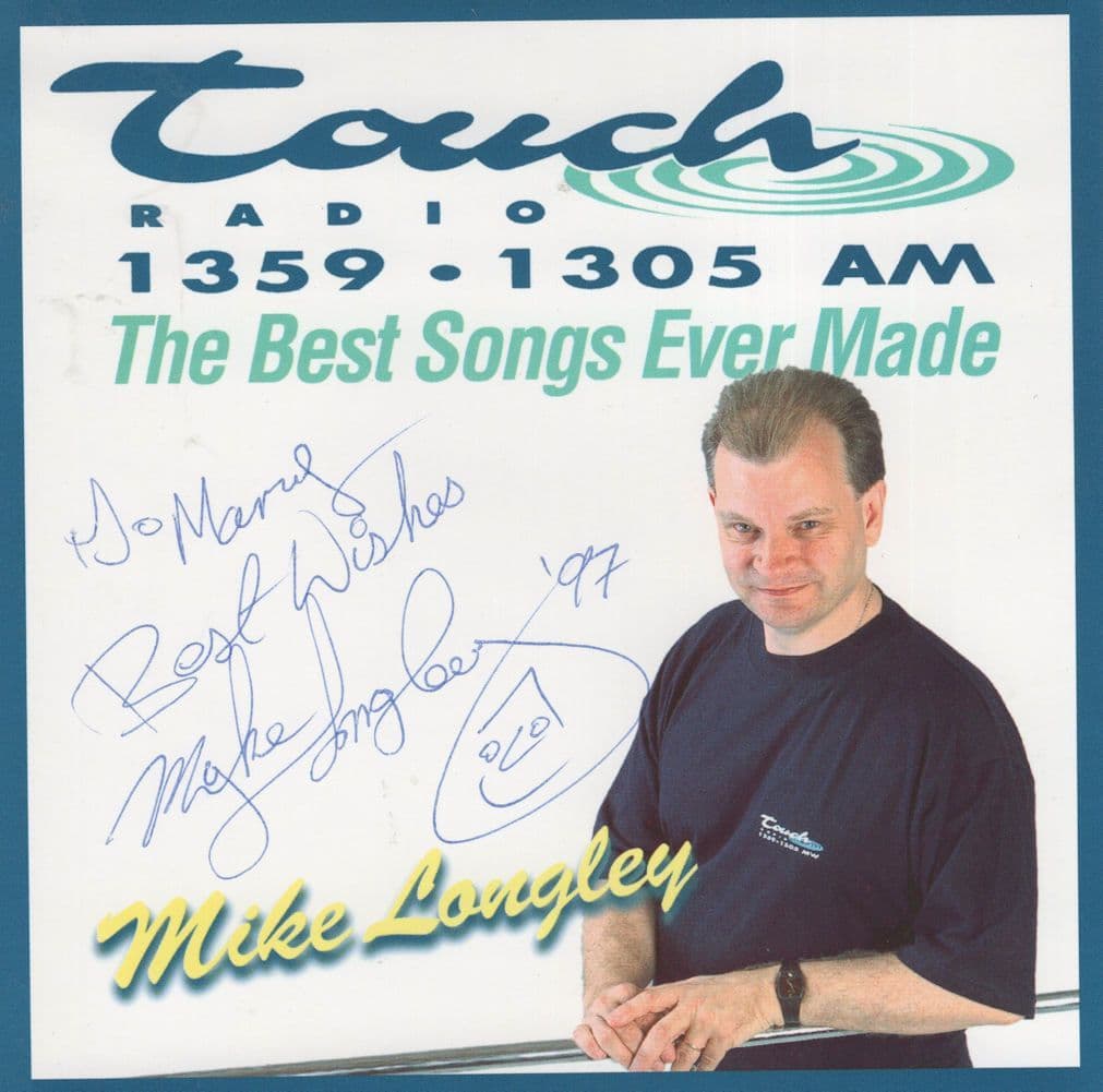 Mike Longley BBC Wales Head Of Music Touch Radio Hand Signed Photo