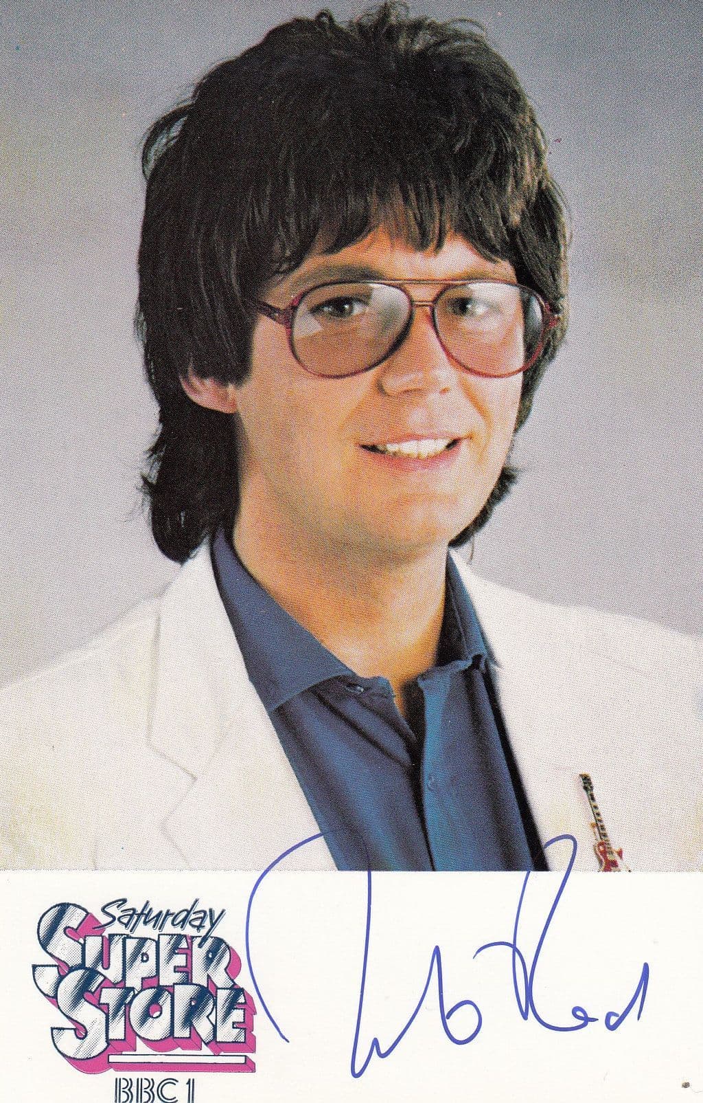 Mike Reid BBC Saturday Store Childrens Show Vintage Hand Signed Photo