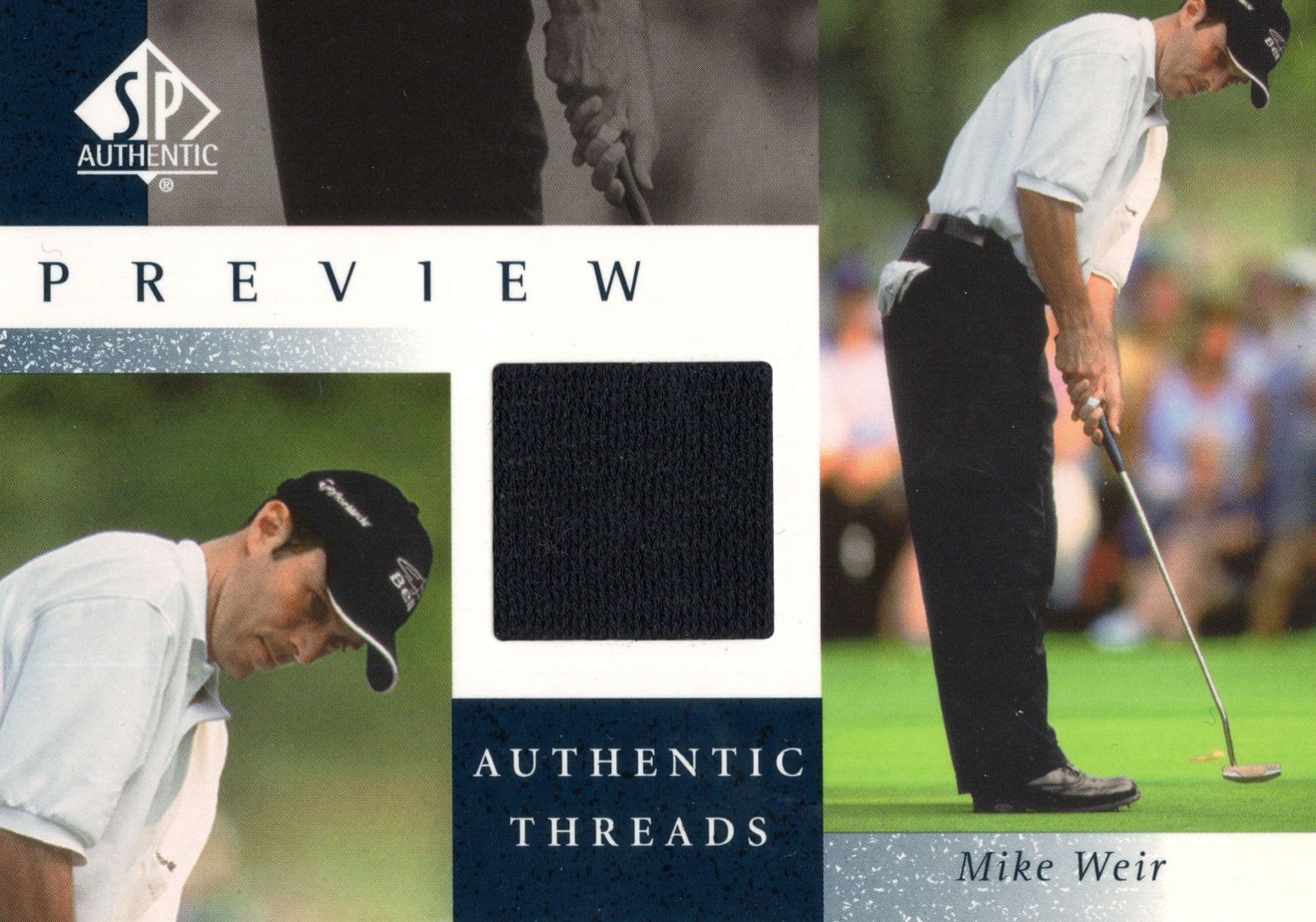 Mike Weir 2001 Upper Deck Worn Shirt Golf Tour Rare Limited Threads Card