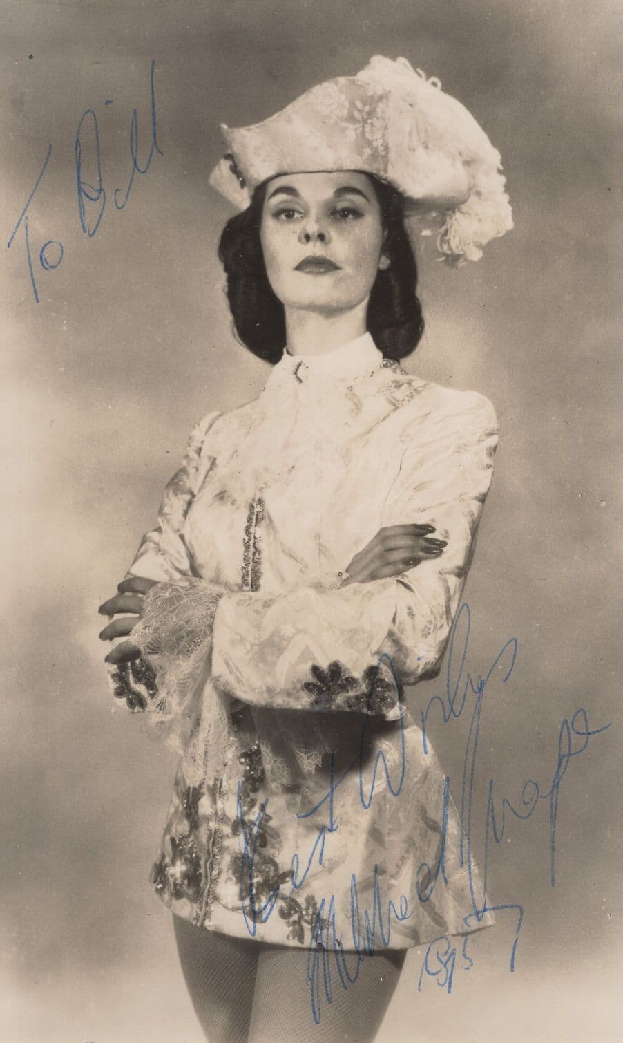 Mildred Mayne Alladin 1957 Film Jack & The Beanstalk Hand Signed Photo