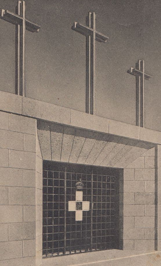 Military Memorial of Redipuglia Ingresso Alla Cappella Italian Old Postcard