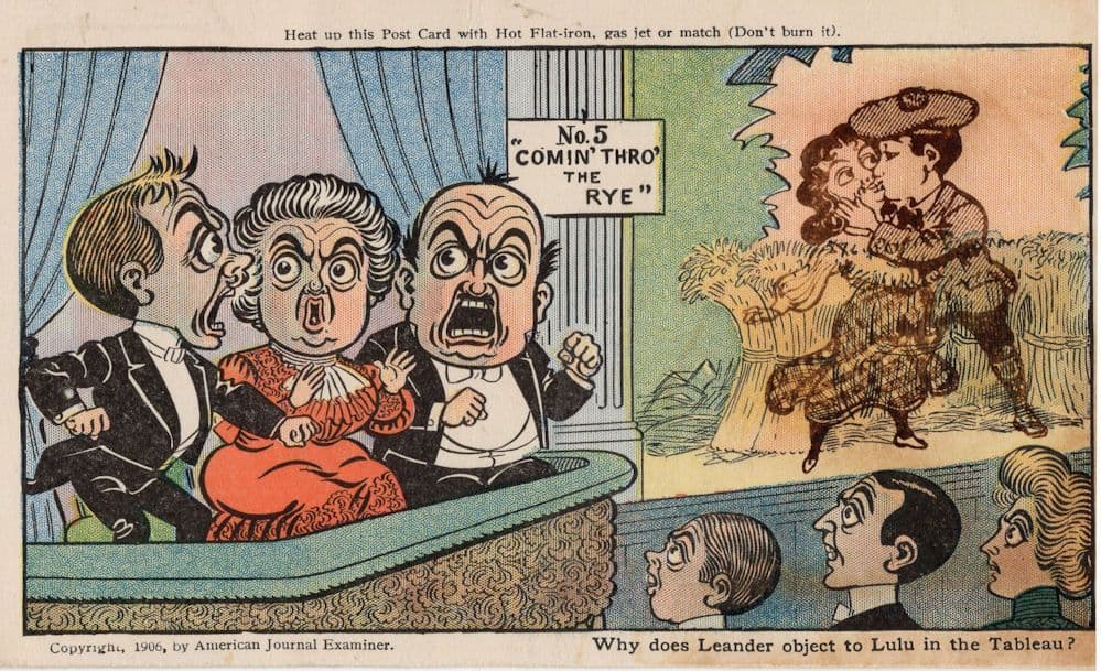 Military Theatre Lulu Play Army Soldier 1906 Old USA Comic Postcard