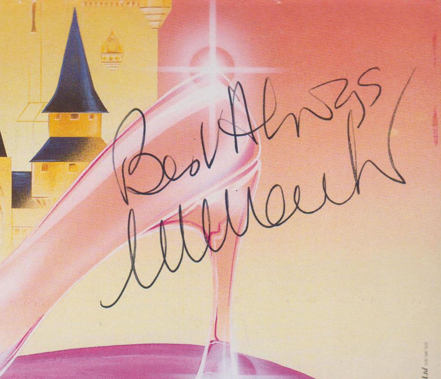 Millicent Martin Cinderella Hand Signed Theatre Flyer